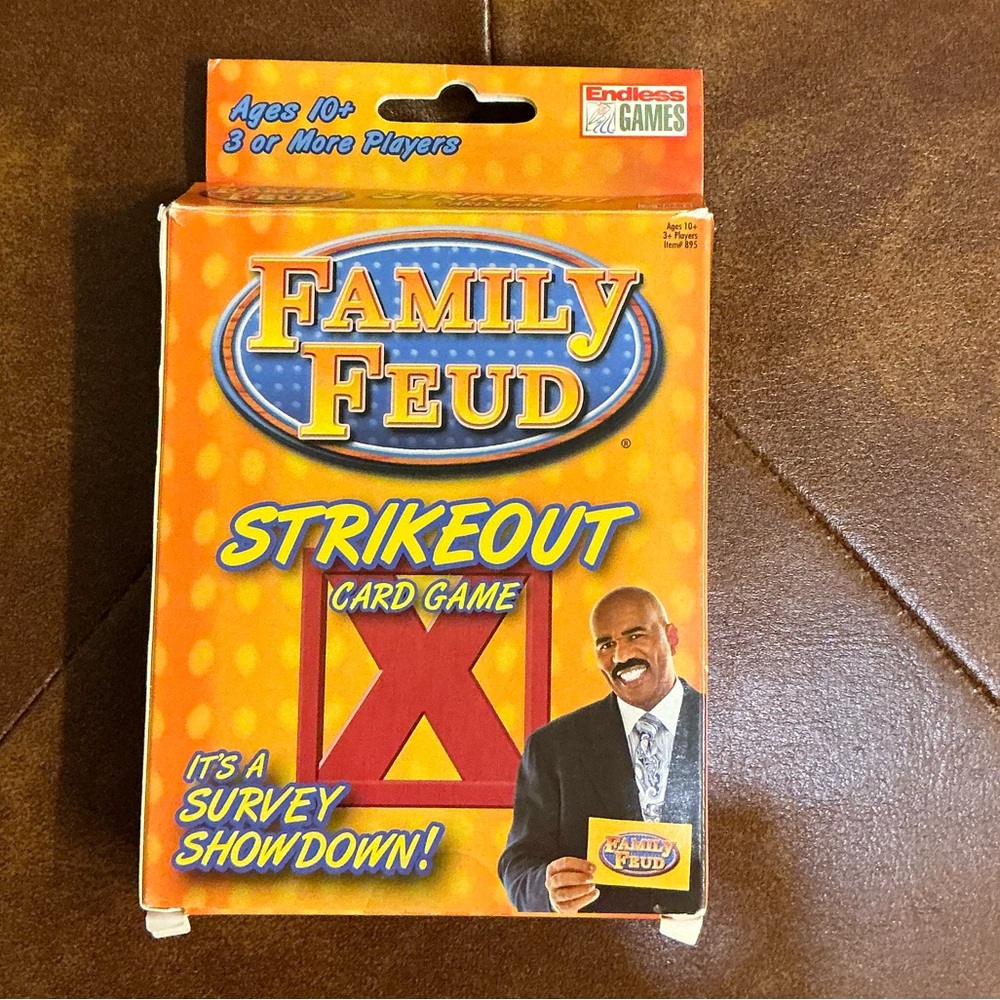 Family Feud Strikeout Card Game All Cards Included